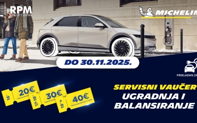 Besplatna montaža Michelinovih guma u RPM servisima